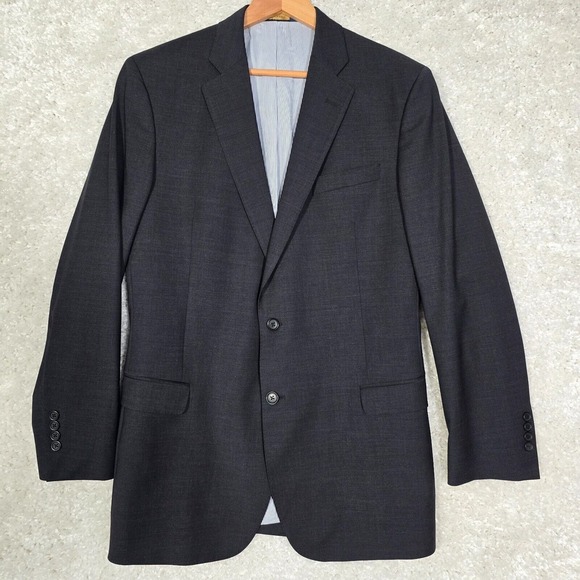 Brooks Brothers Sport Coat Mens 44L Gray Explorer Fitzgerald Fit Business Casual - Picture 1 of 15